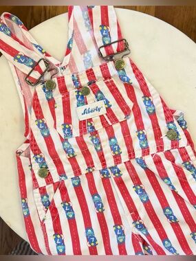 2t Vtg Liberty Overalls Racecars vintage